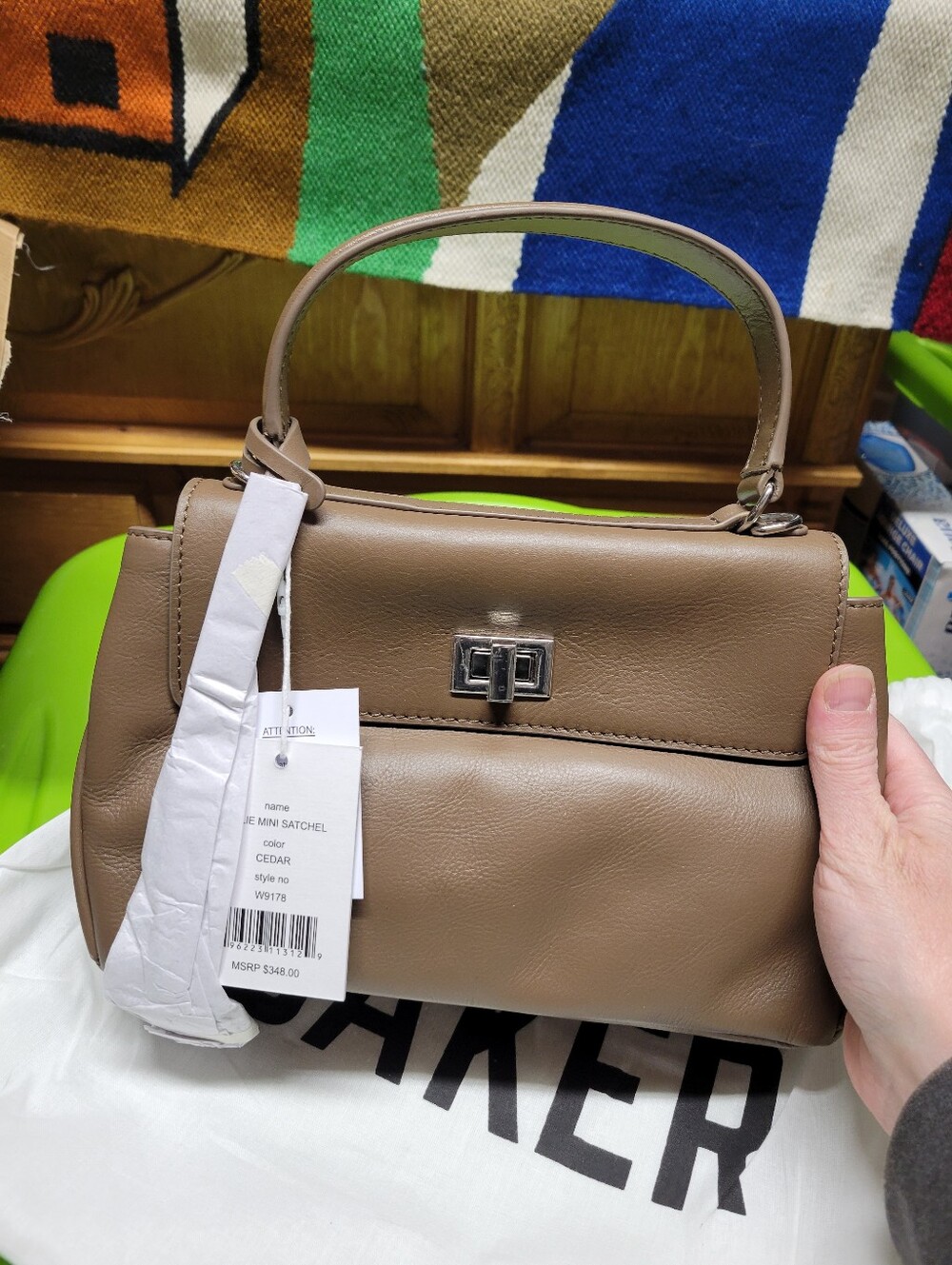 Walter Baker Mini Billie Satchel Cedar Nwt